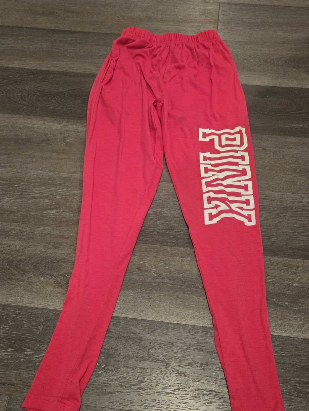 PINK Victoria's Secret Hot Pink Logo Leggings for Kids